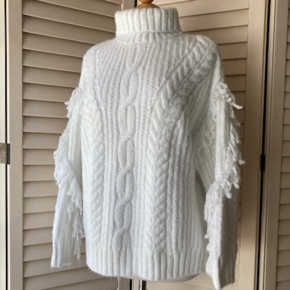 Cable Knit Turtleneck Sweater - image 4
